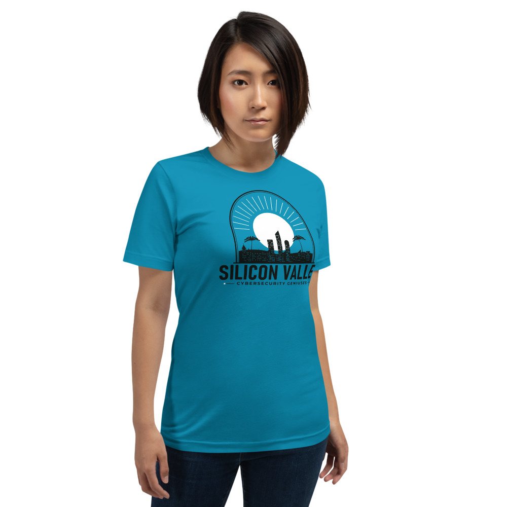 Cybersecurity Geniuses Silicon Valley Skyline Tee