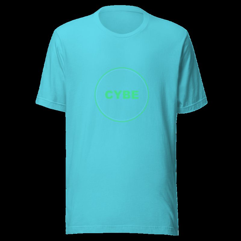 Cybersecurity Geniuses Badge Tee Turquoise