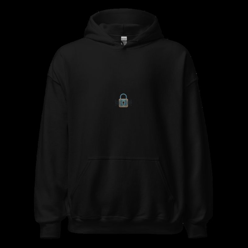Cybersecurity Geniuses Lock Circuit Icon Hoodie