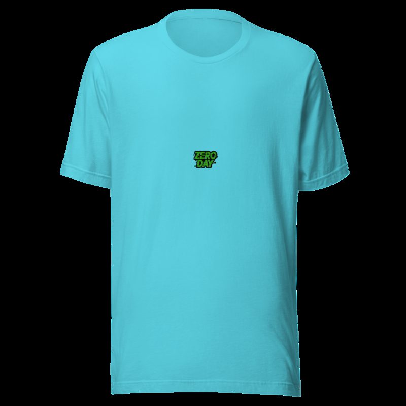 Cybersecurity Geniuses Zero Day Tee Turquoise