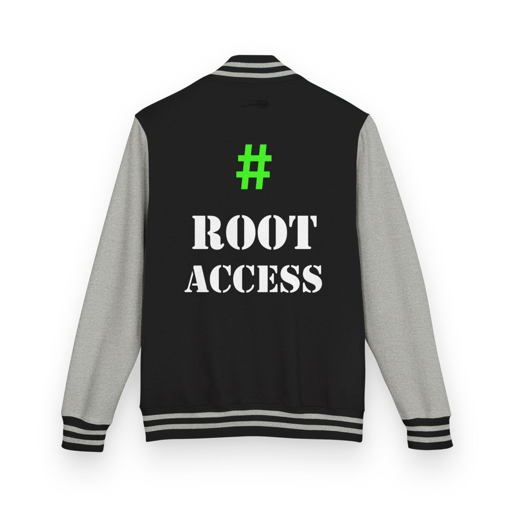 Cybersecurity Geniuses Root Access Varsity Jacket