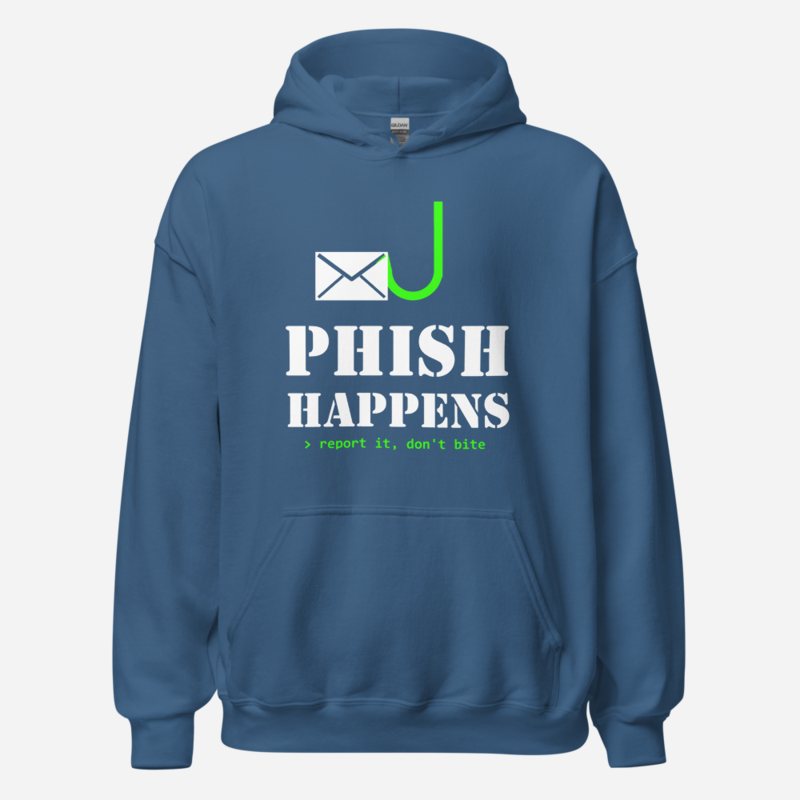 Cybersecurity Geniuses Phish Happens Hoodie