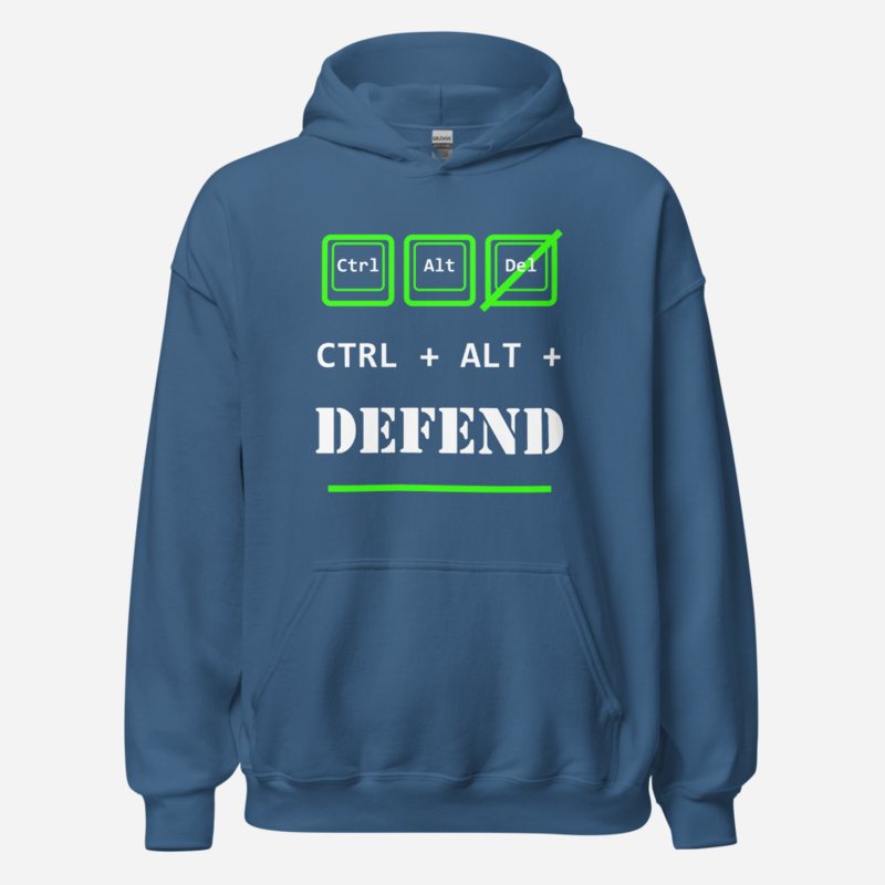 Cybersecurity Geniuses Ctrl Alt Defend Hoodie