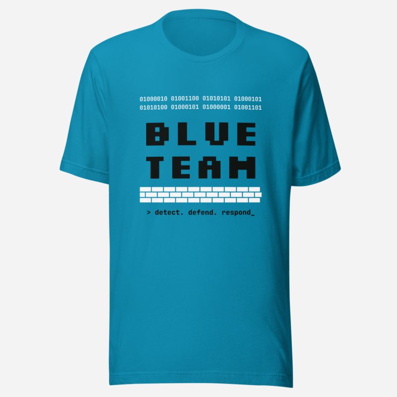 Cybersecurity Geniuses Blue Team Tee