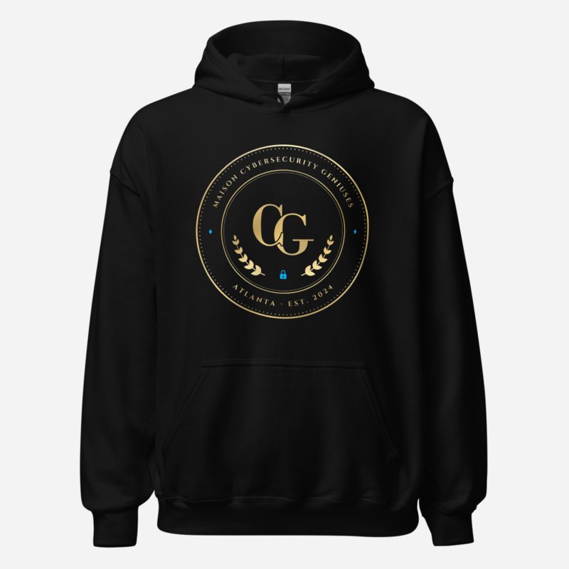 Cybersecurity Geniuses Maison Medallion Hoodie Black
