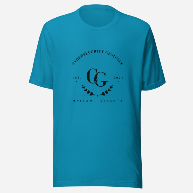 Cybersecurity Geniuses Maison Heritage Arch Tee Aqua
