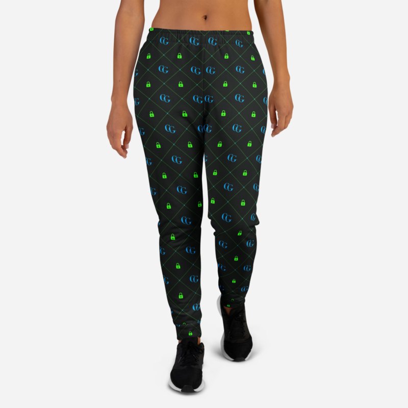 Cybersecurity Geniuses Maison Monogram Canvas Joggers