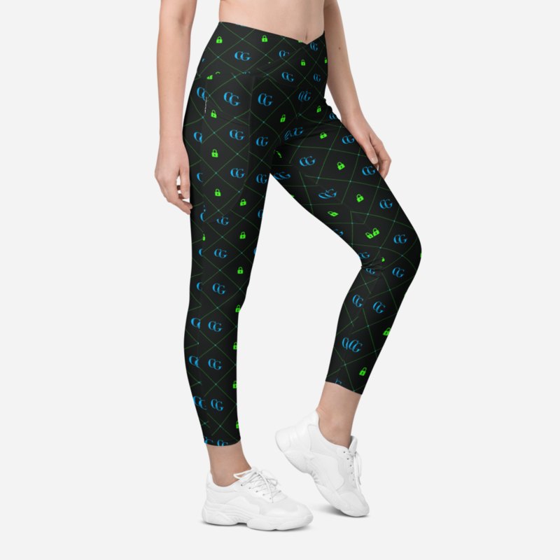 Cybersecurity Geniuses Maison Monogram Canvas Leggings