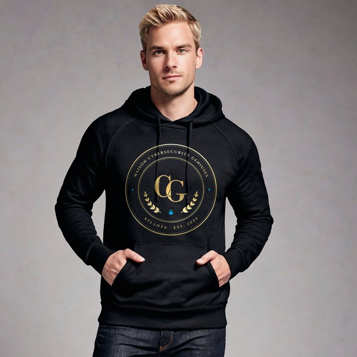 Cybersecurity Geniuses Maison Medallion Hoodie in Black