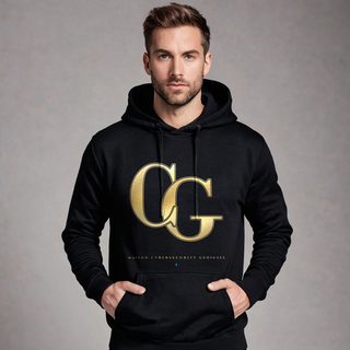 Cybersecurity Geniuses Maison Embroidered Monogram Hoodie AI model